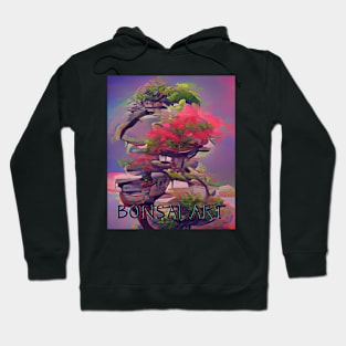 Bonsai Art, Colorful Algoart Hoodie